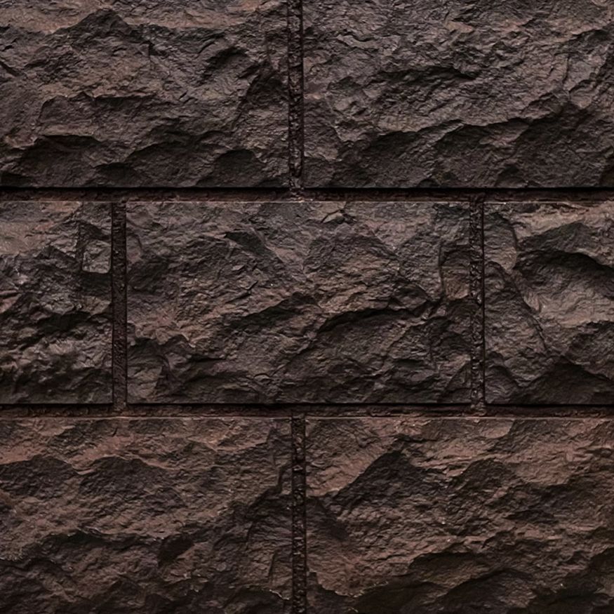 Фасадная панель FineBer Доломит, Тёмно-коричневый купить в Омске
