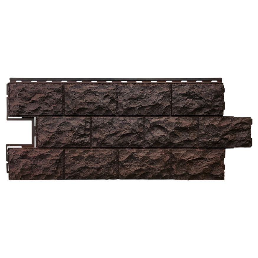 Фасадная панель FineBer Доломит, Тёмно-коричневый купить в Омске