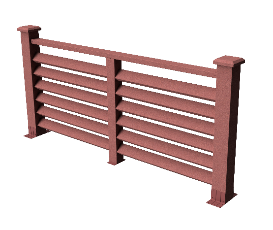 Декоративное ограждение из ДПК GRINDERDECO Босфор мербау купить в Омске