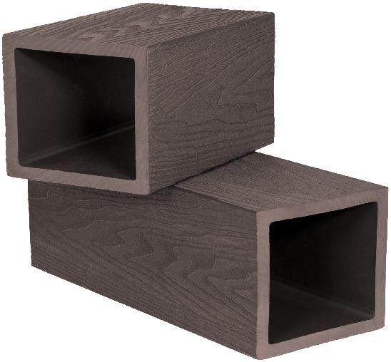 Опорный столб Polivan SINGARAJA 3D, текстура дерева, темно-коричневый купить в Омске