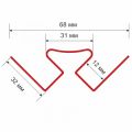Внутренний угол для белого сайдинга купить в Омске