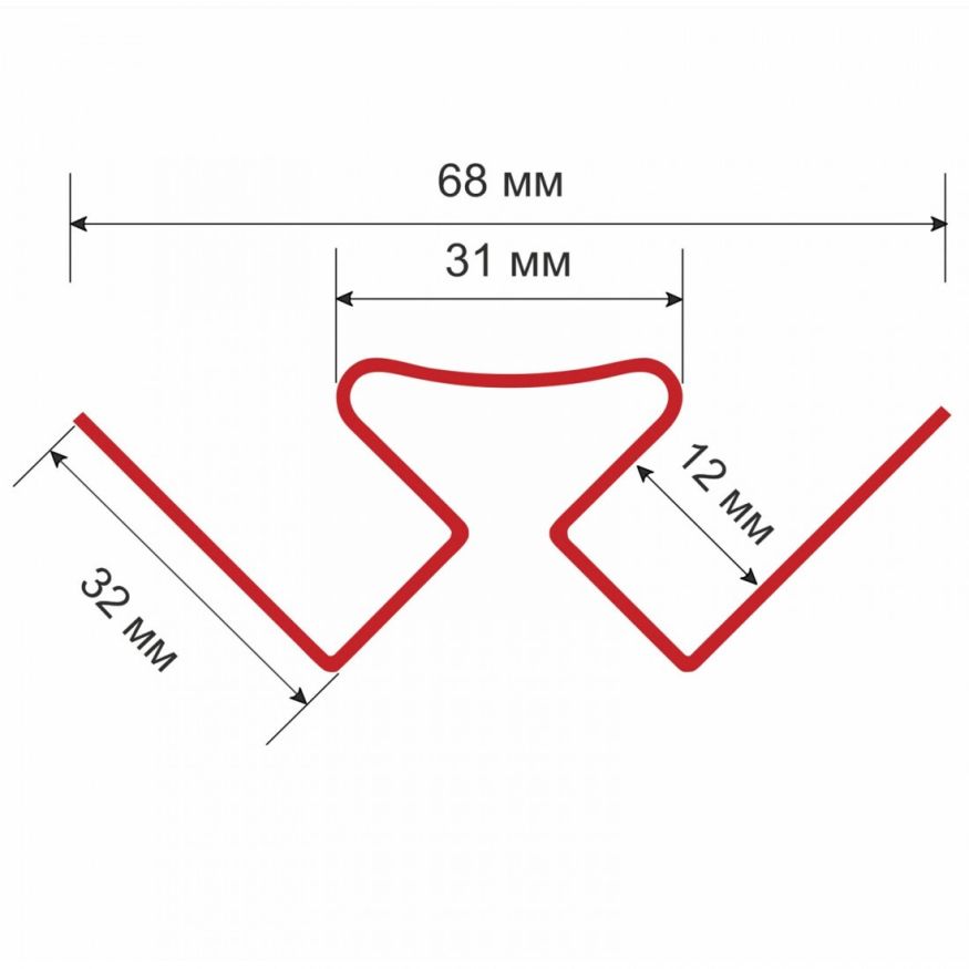 Внутренний угол для белого сайдинга купить в Омске