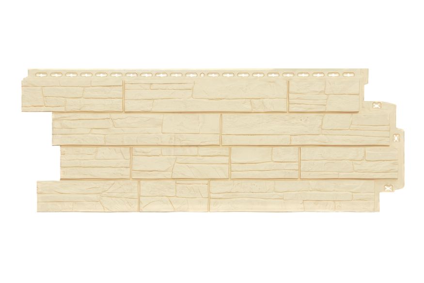 Фасадная панель Grand Line, Сланец Classic, Бежевый купить в Омске