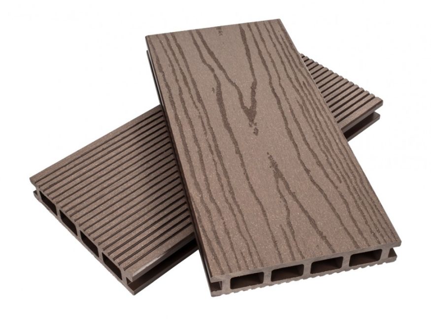 Террасная доска ДПК NanoWood ECO Max Шоколад купить в Омске