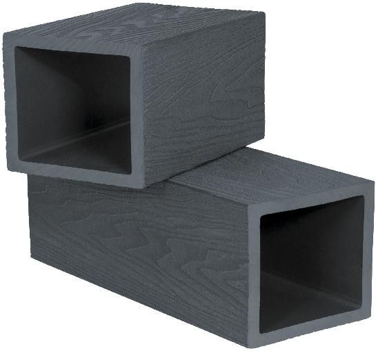 Опорный столб Polivan SINGARAJA с 3D текстурой дерева, чёрного цвета. купить в Омске