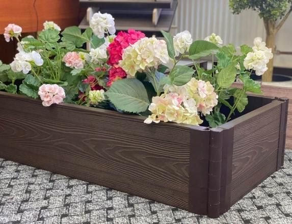 Доска для грядок и клумб из ДПК 3D, 25х150х2950, цвет венге купить в Омске