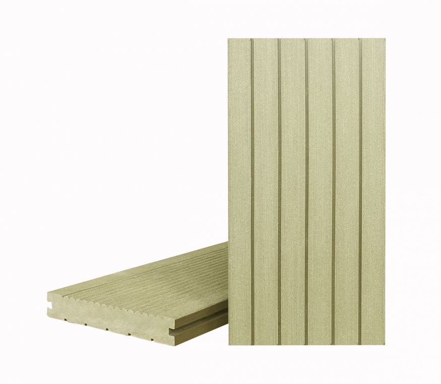 Террасная доска ДПК Terrapol Классик (Полнотелая с пазом) Фисташка купить в Омске