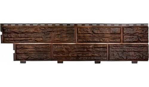 Формованный сайдинг Альта Профиль Сланцевая порода, Коричневый купить в Омске