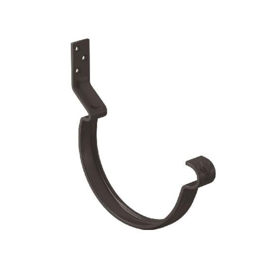Короткий крюк для крепления желоба Aquasystem RR 32, тёмно-коричневый, 125/90 купить в Омске