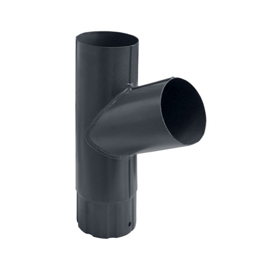 Тройниковое соединение для труб, Grand Line, Серый (RAL 7024) купить в Омске