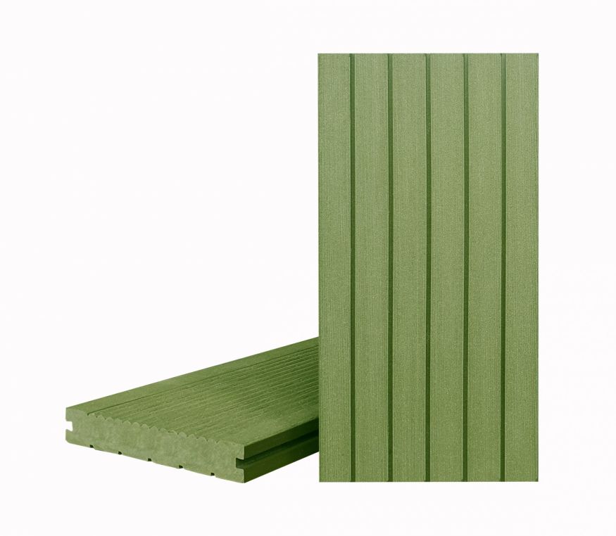 Террасная доска ДПК Terrapol Классик (Полнотелая с пазом) Олива купить в Омске