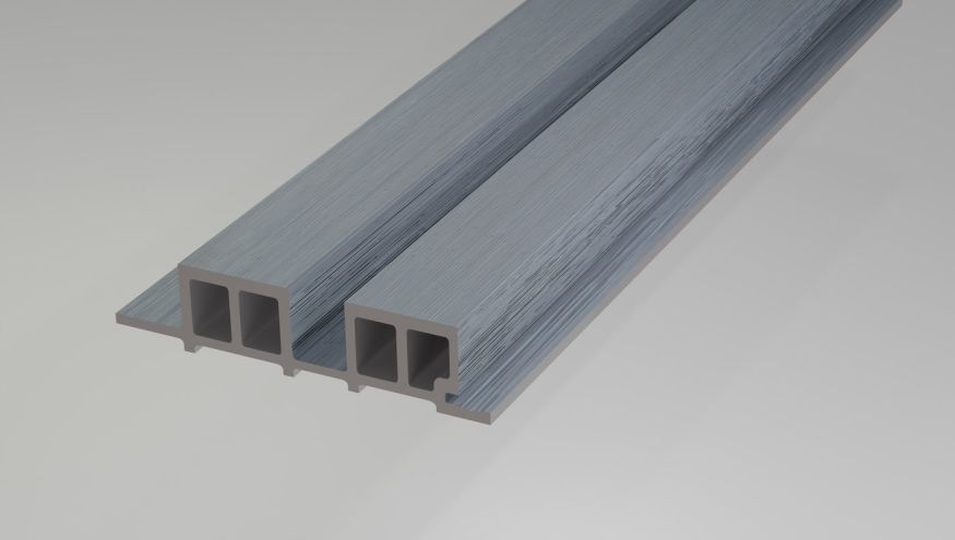 Реечная панель Woodwex, Lines, Light gray купить в Омске