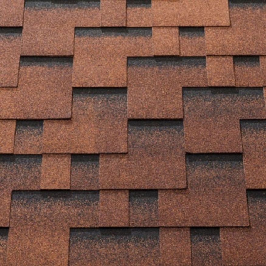 Гибкая черепица KATEPAL серия ROCKY цвета терракота купить в Омске
