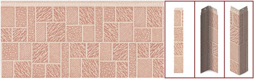 Фасадные термопанели Стандарт-MS610-1 купить в Омске