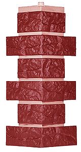 Угол T-Сайдинг, Кирпич Лондон Брик Красный купить в Омске