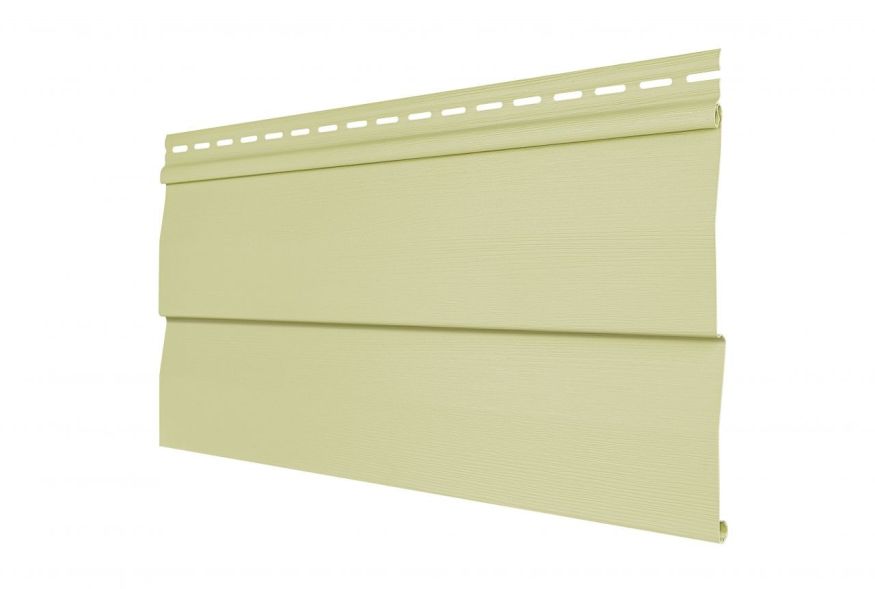 Виниловый сайдинг Tecos, Корабельный брус, Светло-желтый купить в Омске