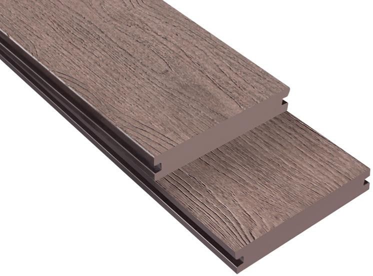 Террасная доска ДПК Outdoor 3D полнотелая NEVADA/CALIFORNIA BROWN коричневый микс. купить в Омске