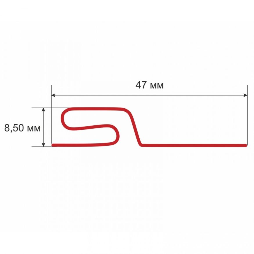 Белая стартовая панель для сайдинга купить в Омске