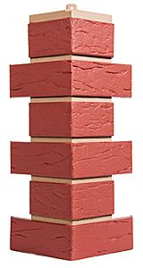 Угол T-Сайдинг, Кирпич Саман Красный купить в Омске