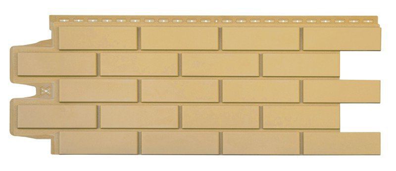 Фасадные панели Grand Line, Клинкерный кирпич Classic, Песочный купить в Омске