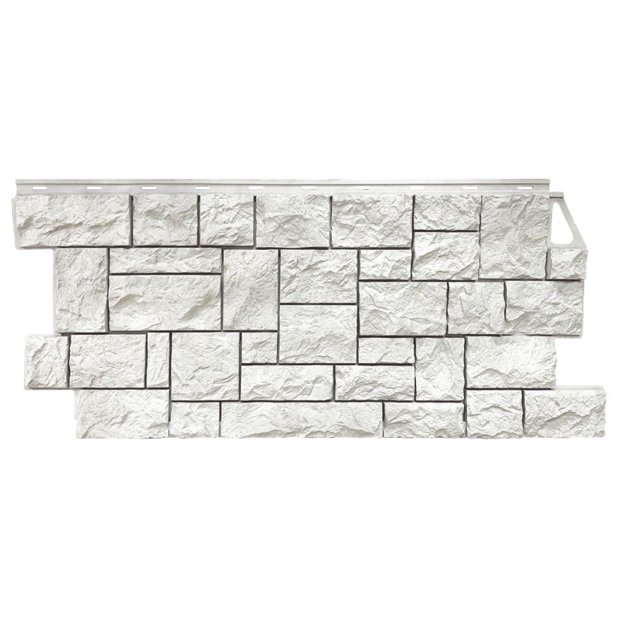 Фасадная панель FineBer Дикий камень, Жемчужный купить в Омске