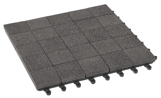 Модульный паркет ДПК GRINDERDECO Мозаика 13 Цвет: Серый базальт купить в Омске