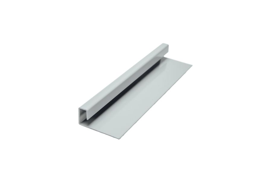 J- профиль завершающий алюминиевый Fibraplank купить в Омске