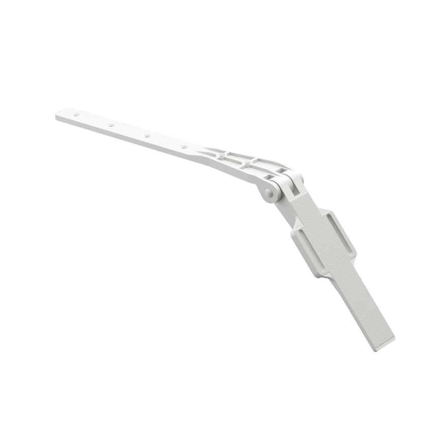 Регулируемое крепление для желобного кронштейна Docke Premium, Пломбир купить в Омске