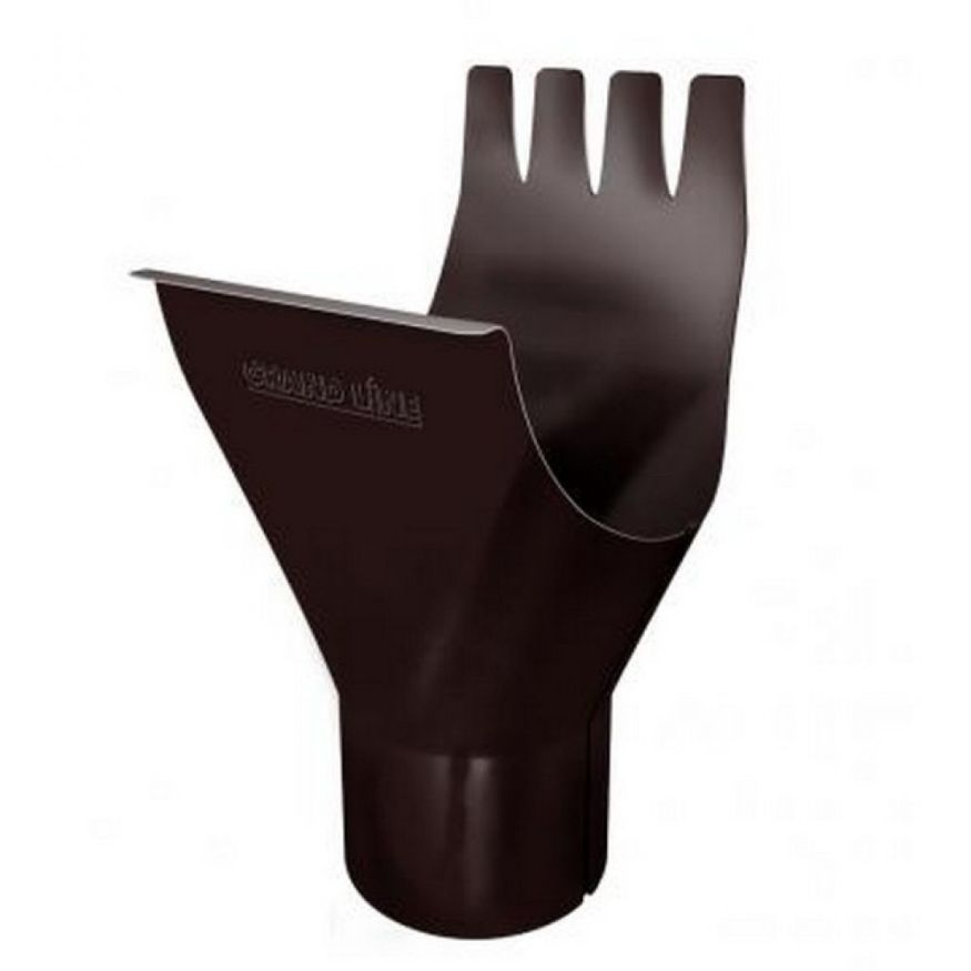 Водосточная воронка Grand Line, коричневая (RAL 8017) купить в Омске