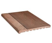 Ступень из ДПК Dortmax, цвет кофе