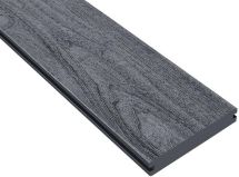 Террасная доска ДПК Outdoor 3D полная NEVADA/CALIFORNIA черного цвета.