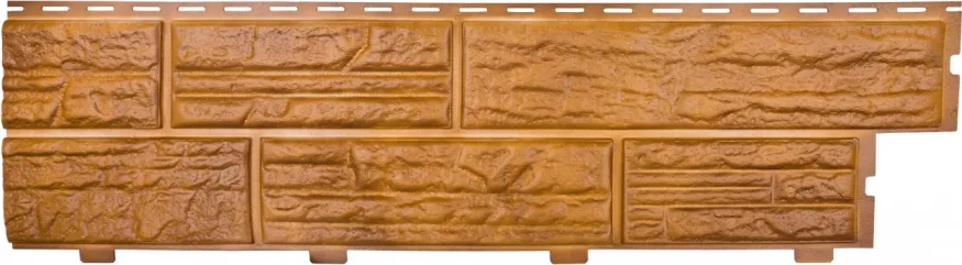 Формованный сайдинг Альта Профиль Сланцевая порода, Золотистый купить в Омске