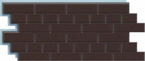 Фасадная термопанель Доломит Кирпич 40 мм, Коричневый купить в Омске