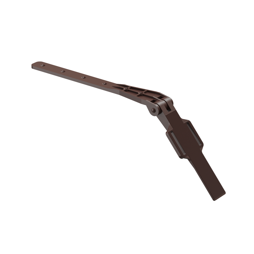 Регулируемое крепление для желобного кронштейна Docke Premium, цвет Шоколад. купить в Омске