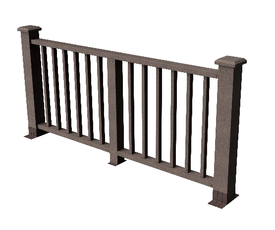 Ограждение декоративное из ДПК GRINDERDECO Альма венге купить в Омске