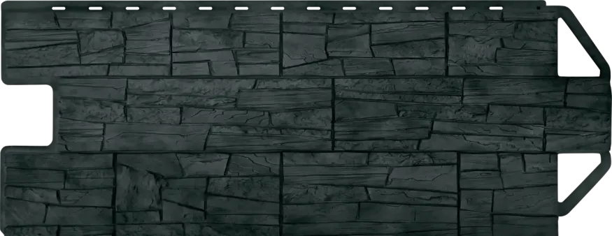 Фасадная панель Альта-Профиль Гранд Каньон ЭКО Графит купить в Омске