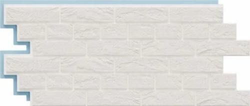 Фасадная термопанель Доломит Венецианский Кирпич 40 мм, Белоснежный купить в Омске