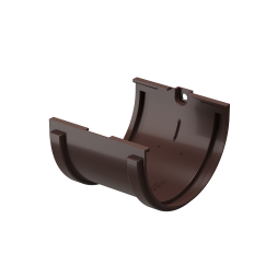 Соединитель для желобов Docke Standard, коричневый темный.