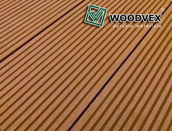 Террасная доска WOODVEX Select из ДПК в цвете Терракота купить в Омске