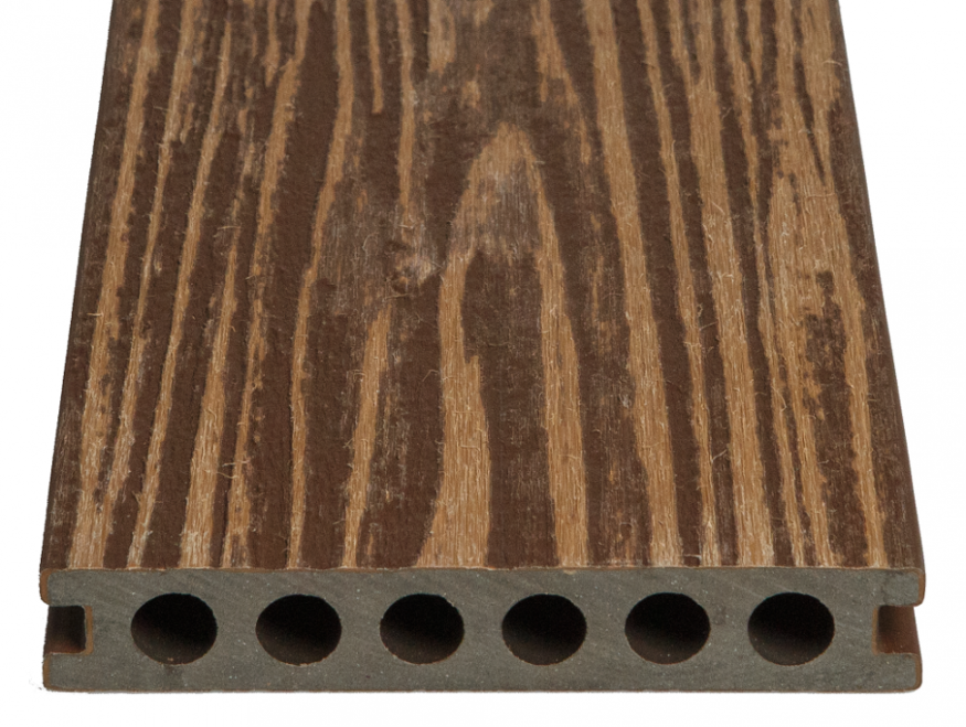 Террасная доска из ДПК CM Decking Zebrano, Коричневый (под заказ) купить в Омске