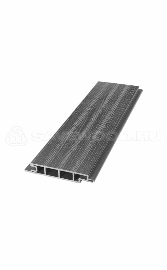 Террасная доска ДПК SaveWood, SW Padus (R), Графит купить в Омске
