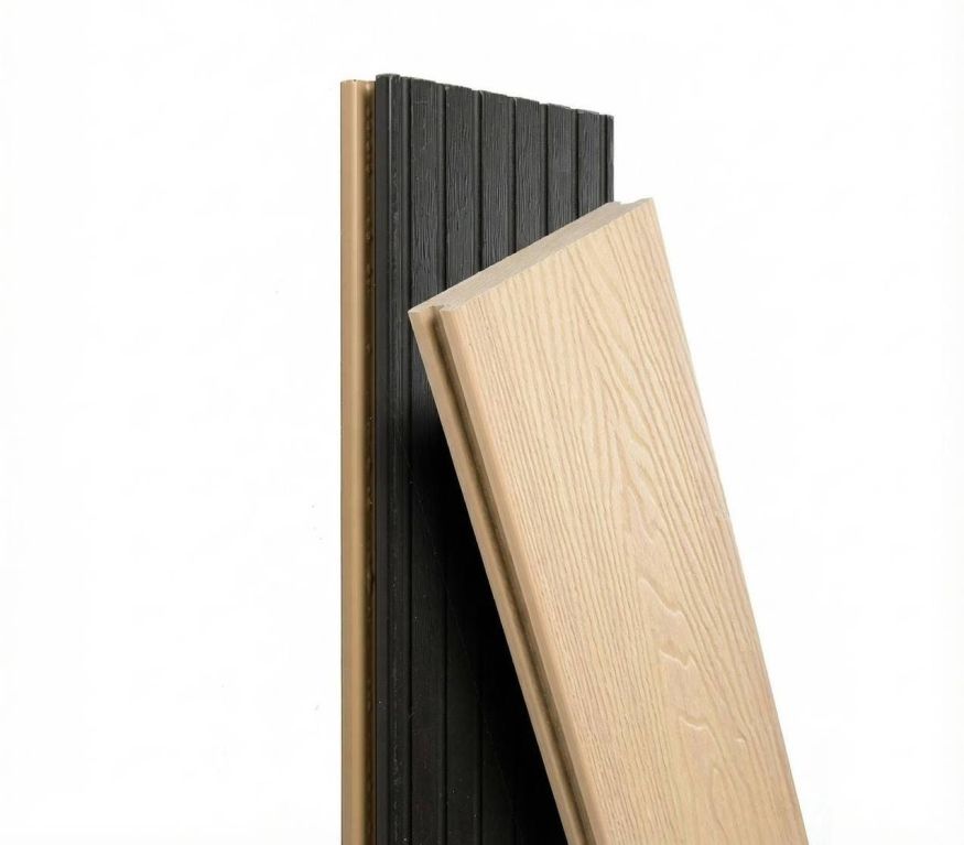 Террасная доска Экодекинг Скай коэкструзия полнотелая, Бук купить в Омске