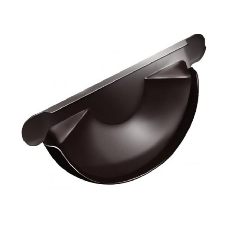 Заглушка для желоба Grand Line, Коричневая (RAL 8017) купить в Омске