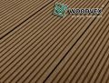 Террасная доска WOODVEX Select из ДПК темно-коричневого цвета купить в Омске