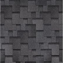 Гибкая черепица Shinglas, Финская, Аккорд, Цвет: Серый