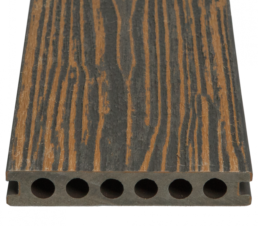 Террасная доска из ДПК CM Decking Zebrano, Графит (под заказ) купить в Омске