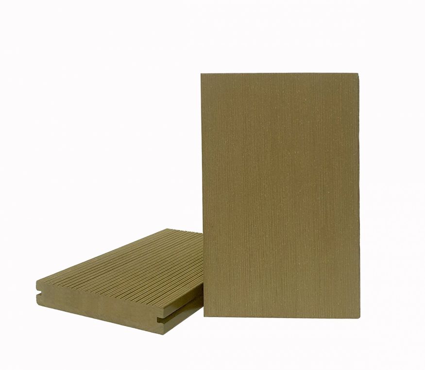 Террасная доска из ДПК Terrapol Смарт (полнотелая с пазом) Дуб Севилья купить в Омске