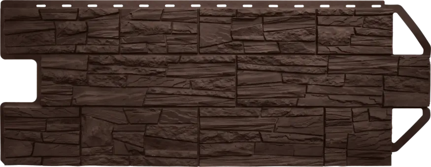 Фасадная панель Альта-Профиль Гранд Каньон ЭКО Коричневый купить в Омске