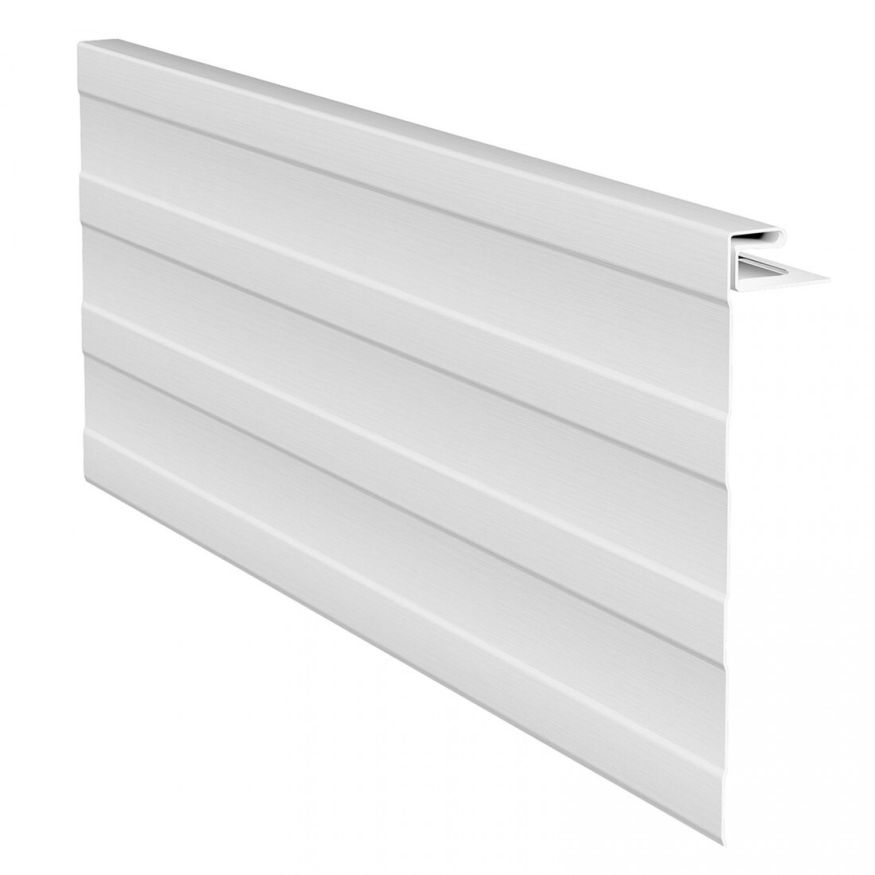 J-фаска для сайдинга, белая, карнизная планка ветровая купить в Омске
