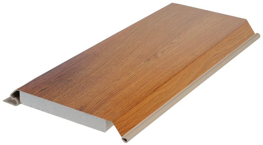 Фасадные термопанели BrusDecor в цвете дуб камарг купить в Омске